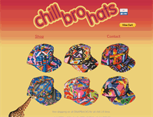 Tablet Screenshot of chillbrohats.com